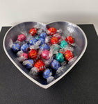 BACK IN STOCK Heart-Shaped recycled Gunmetal Grey Bowl