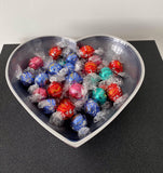 BACK IN STOCK Heart-Shaped recycled Gunmetal Grey Bowl