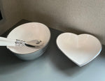 BACK IN STOCK  White Enamel Coloured Bowl