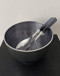 Gun Metal Grey Enamel Salad Servers