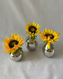 Small Ball Mirror Bud Vases