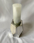 Small and Large Hexagonal Shaped Candle Holder 